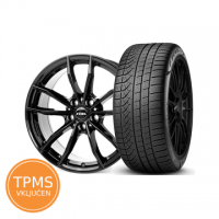 Zimski komplet za BMW X3 19” platišča Rial X12 + pnevmatike Pirelli 245/50R 19 105H Pzero Winter + TPMS senzorji