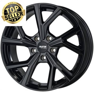 ALU Platišče PLATIN P 115 6,5x17 BLACK SHINY PLATIŠČA