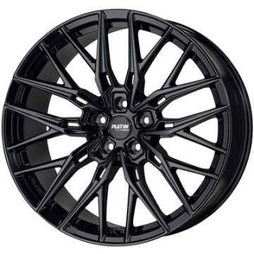 ALU Platišče PLATIN P 125 10,0x20 Sijajno črno PLATIŠČA